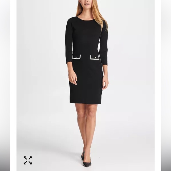 DKNY Black and White Dress NWT - Picture 13 of 13